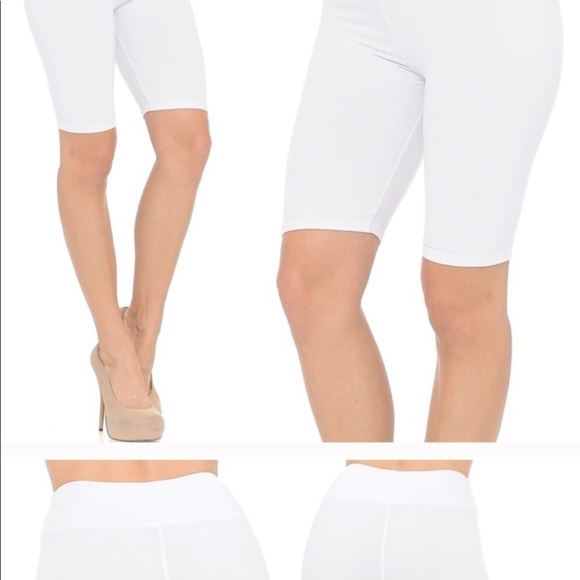 New Mix High Waist Soft Biker/Bermuda Shorts - Picture 1 of 3
